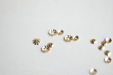 Load image into Gallery viewer, 50pcs- 14K Gold Filled Bead Caps, Flower Bead Caps, 3mm,4mm,5mm,6mm, Flower Spacer Beads, USA, 1/20 GF Jewelry Making BL009