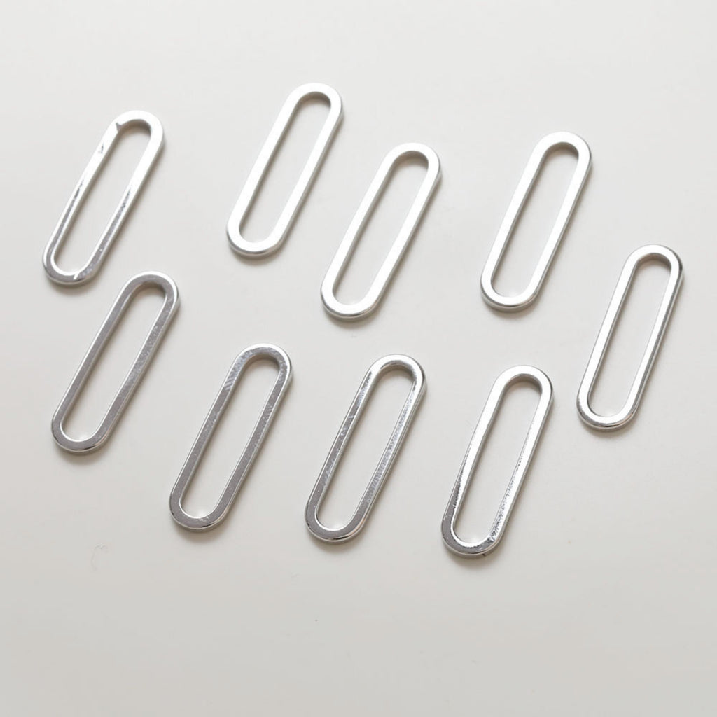 10pcs- 14K Gold Plated Oval Pendant, 26mm, Nickel Free Circle Charm, Connectors, DIY Jewelry Making Findings GZ127-D0011