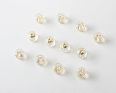20PCS Ear Nuts, Gold Plated Earring Backs, Rubber Earring Stoppers, Wholesale Earring Findings Z033