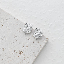 تحميل الصورة إلى عارض المعرض، قرط غير منتظم، ذهب/فضة عيار 18 قيراطًا، أقراط فضة S925 خالية من النيكل، قرط على شكل قلب D0439