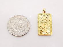 Cargar imagen en el visor de la galería, Dijes de cartas del Tarot, colgantes chapados en oro brillante de 18 quilates, para hacer collares, 30 x 15 mm, accesorios para bisutería - S390