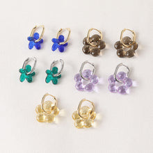 Load image into Gallery viewer, 4pcs Flowers Glaze Beads, 24.7mm, Glaze Loose Beads for Jewelry Making, Bracelet DIY Beads Finding GZ280