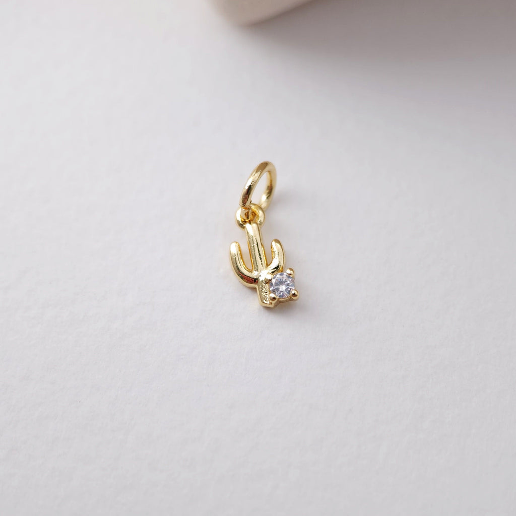 Gold Starfish Charms, Cactus Pendant, Butterfly, 18K Gold Plated, Dainty Starfish Shape Pendant, Jewelry Making Pendant S1204