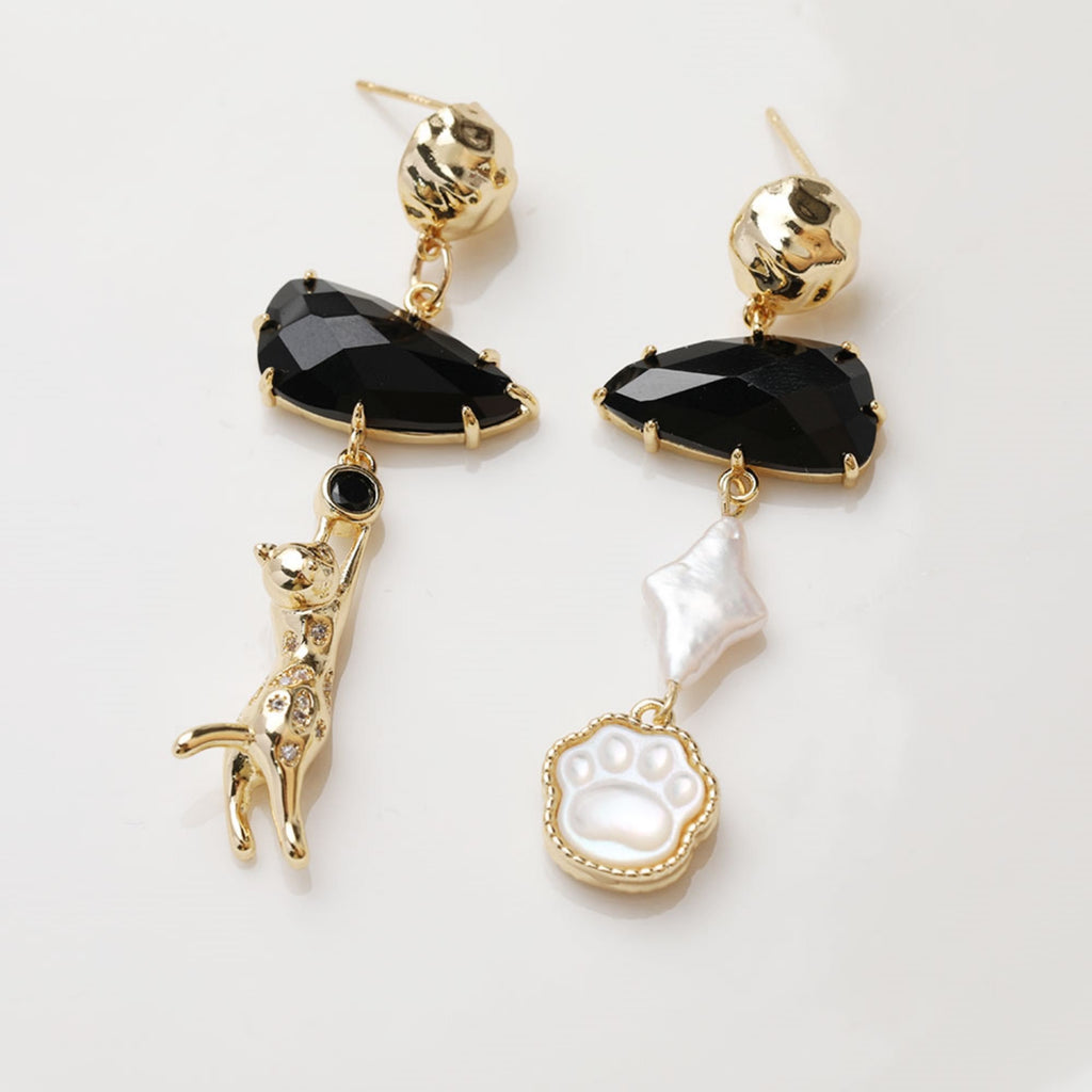 Irregular Cloud Connector, Rhinestone Pendant, Bracelet Necklace Making, Gold Plated Jewelry Findings GZ411