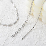 Steel Color Link Chain, Handmade DIY Accessories, 316L Stainless Steel, Sold in 0.5 Meter, ZD012