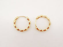 Load image into Gallery viewer, 10pcs Gold Ear Hoops, 16mm, 18K Gold Plated Leverback Earrings, Huggie Hoops Earring S1068