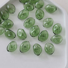 Load image into Gallery viewer, Glass Bubble Beads,Irregular Ellipsoid Glass Beads, Colorful Hand Blown Hollow Round Globes for Jewelry Making, DIY Beads Finding GZ561