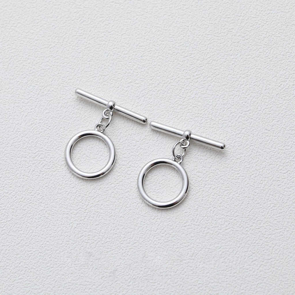 OT Toggle Clasps, One Set, 14K Gold Plated OT Buckle, 14k Gold/Silver, Necklace Closure, Connectors Clasps GZ217