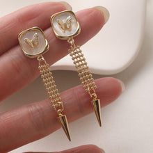 Load image into Gallery viewer, Beads Chain Link Connector, 14K Gold Plated, Neckalce Bracelet Making Pendant, Jewelry Supply Finding GZ755