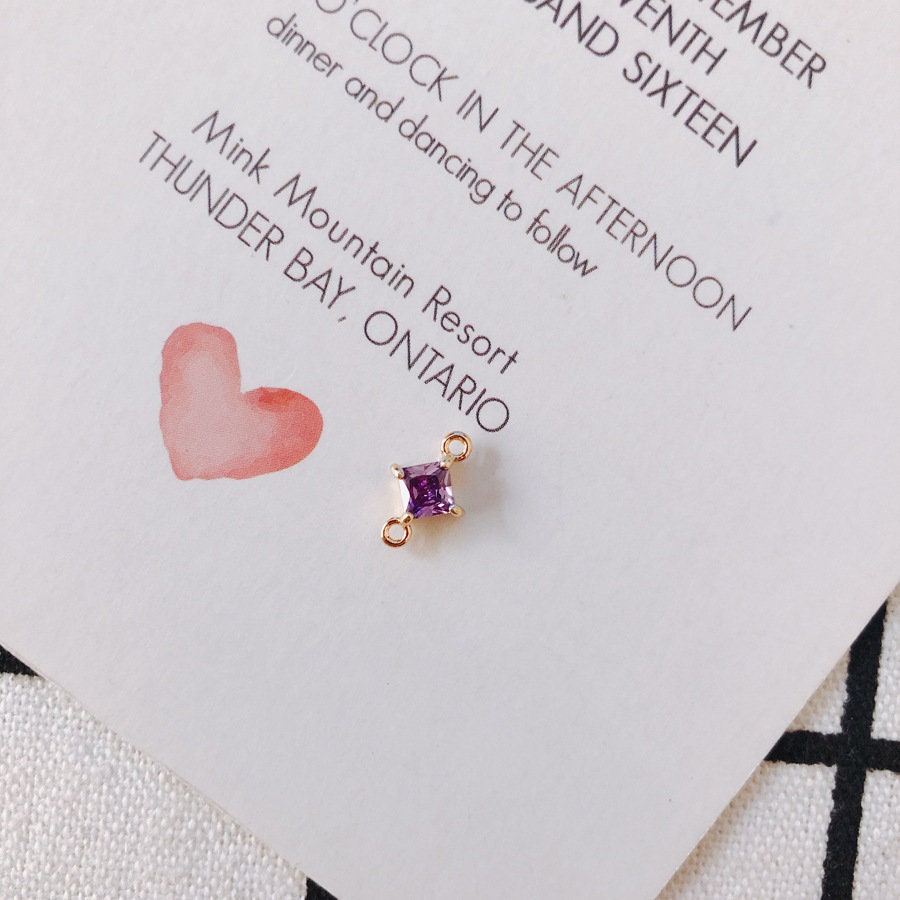 10 conectores de cristal rómbico, colgantes de cristal, chapados en oro de 18 quilates, accesorios de joyería MY078-F233