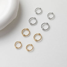 Load image into Gallery viewer, 14K Gold Plated Ring Connector, Ring Beads, Ring Pendant, Jewellery Making Findings GT049