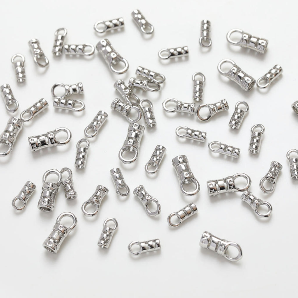 10pcs 14K Gold Plated Crimp End, Cord ends, Chain Crimps, Jewellery Making Findings GE134