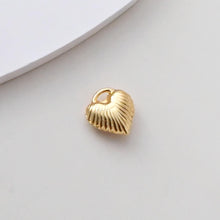 Load image into Gallery viewer, 3D Star Charms, Heart Charms, Pentagram Pendant, 18K Gold/Silver Plated, Necklace And Earring Making Charms, Jewelry Findings S1385