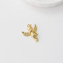 Load image into Gallery viewer, Gold Angel Charms, 18K Gold Plated Angel pendants for Necklace and Bracelet, Jewelry Findings