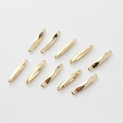10pcs Gold Connector Bar, Clay Earring Making Findings, Handmade earring making Supplies Finding JG057