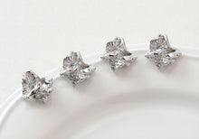 Load image into Gallery viewer, Irregular Ear Post With Loop, S925 Silver Ear Pin Nickel Free Earrings, Gold/Silver Ear Stud, Hypoallergenic Earring Findings G002