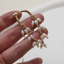 Load image into Gallery viewer, 14K Gold Arch Shape Earring Post With 2 Loops, S925 Silver Ear Pin Nickel Free Earrings, Hypoallergenic Earring Findings GZ351