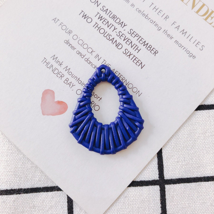 10 قطع من قلادة على شكل قطرة، قلادة من الراتنج لصنع المجوهرات، العثور على الخرز بنفسك MY020