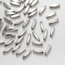 Load image into Gallery viewer, 10pcs Tube Beads, Spacer Beads, 14K Gold/Silver Plated, Bracelet Necklace Making Jewelry Finding SC017