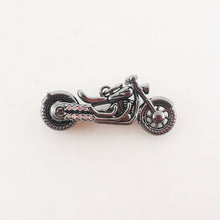 Load image into Gallery viewer, 3D Motorcycle Charm, Gold/Silver/Black MotorCycle Pendant For Necklace Making, Biker Sport Jewelry Findings S20238
