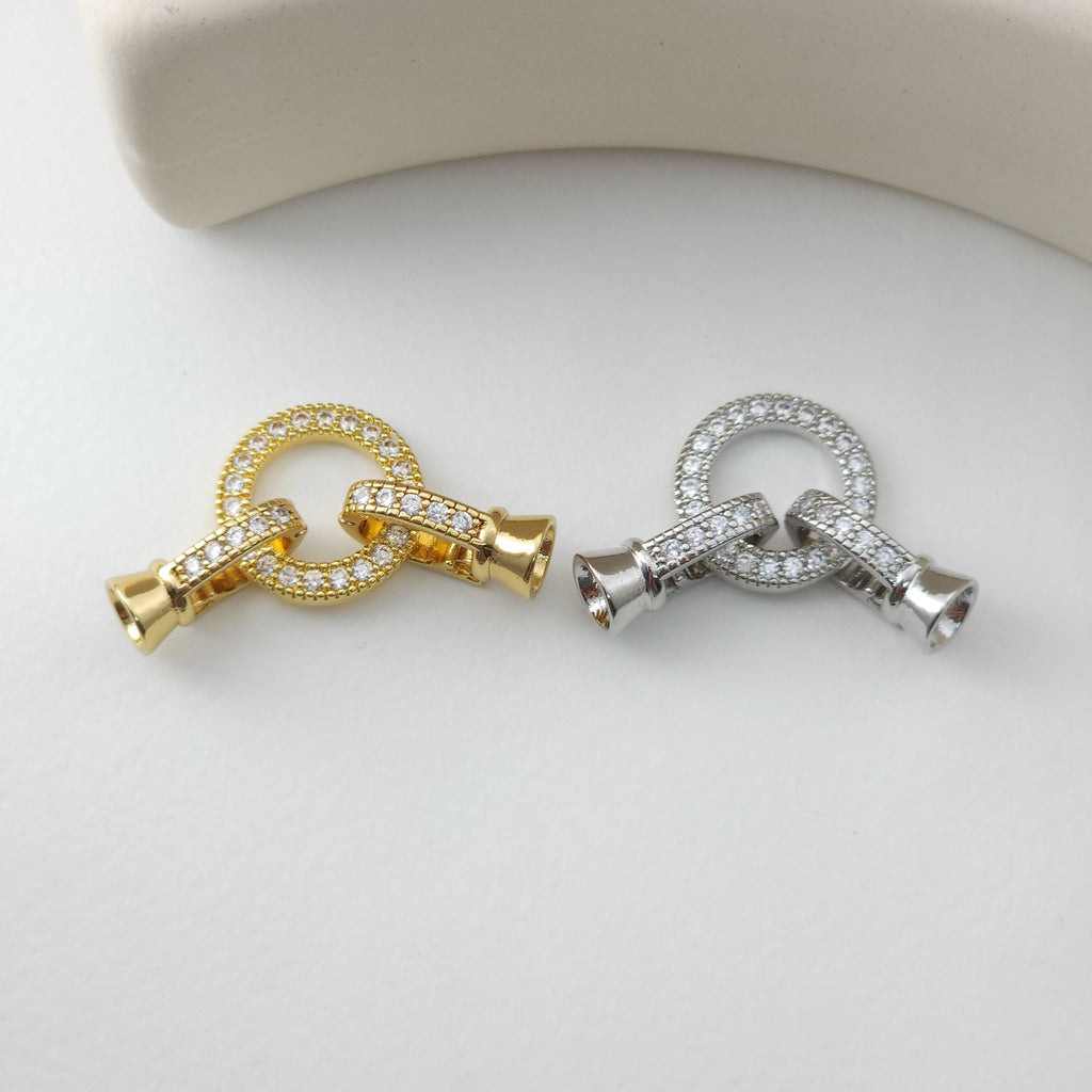 18K Gold Plated Clasp Claw, Necklace Bracelet Making Connector, Jewelry Findings S1226