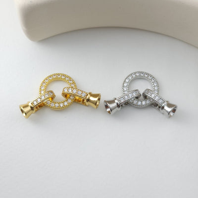 18K Gold Plated Clasp Claw, Necklace Bracelet Making Connector, Jewelry Findings S1226