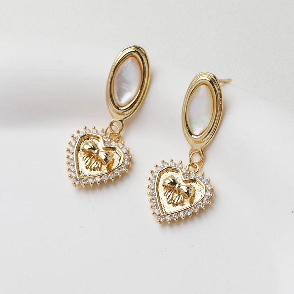 Poste para aretes de concha ovalada, chapado en oro de 14 quilates, concha de abulón, alfiler de plata S925 sin níquel, fornitura hipoalergénica GT040