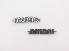 Load image into Gallery viewer, Cubic MAMA Connector, 18K Gold Plated Micro CZ Pave Connector Charm, Necklace Making Findings, 24x5mm, Jewelry Finding Gift for Mom S907