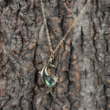 Load image into Gallery viewer, Crystal Whale Charms, 18K Gold Plated Gemstone Charms, Marine life Pendant, Necklace Making Charm, Jewelry Findings S20283