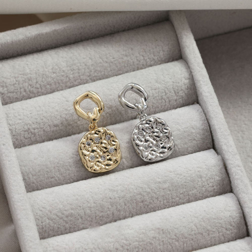 Irregular Earring Post, 14K Gold/Silver Plated,  S925 Silver Pin Nickel Free Earrings, Hypoallergenic Earring Findings BB106