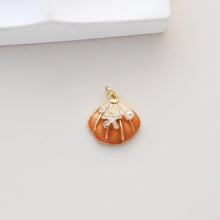 تحميل الصورة إلى عارض المعرض، قلادات متدلية من صدفة المينا، مطلية بالذهب عيار 18 قيراطًا، قلادة مستوحاة من الحياة البحرية، قلادة صدفة مصنوعة يدويًا، قلادة لصنع الأقراط، قطع مجوهرات S1317