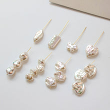 Load image into Gallery viewer, 10pcs Irregular Faux Pearl Beads, Spacer Beads, Resin Beads for Jewelry Making, DIY Beads Finding GZ284