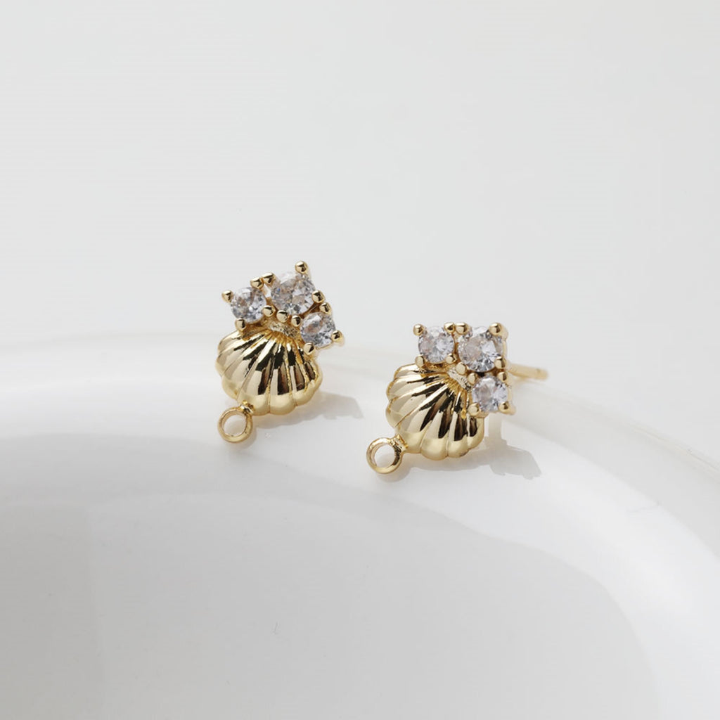 أقراط مكعبة مرصعة بالنجوم، صدفية، ذهبية/فضية، أقراط من الفضة الإسترليني 925 خالية من النيكل، نتائج أقراط مضادة للحساسية GT051