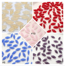 تحميل الصورة إلى عارض المعرض، خرز معيني طويل مصقول يدويًا، 29 مم، خرز زجاجي كريستالي فضفاض لصنع المجوهرات، أدوات يدوية للعثور على الخرز GZ775