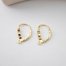 Load image into Gallery viewer, 18K Gold Plated Oval Hoop Earring, Huggie Hoops Earring Parts, Lever Back, 17.8*11mm, Oval Hoop earring for Jewelry Making D0157