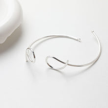 تحميل الصورة إلى عارض المعرض، وصلة سوار عقدة بسيطة مع حلقات، مطلية بالذهب/الفضة عيار 14 قيراطًا، نتائج صنع سوار، نتائج مجوهرات سوار GE108