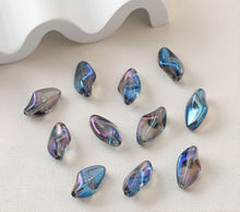 Load image into Gallery viewer, Irregular Glass Beads, Spacer Beads, 13x23mm, Crystal Glass Loose Beads for Jewelry Making, DIY Beads Finding GZ021