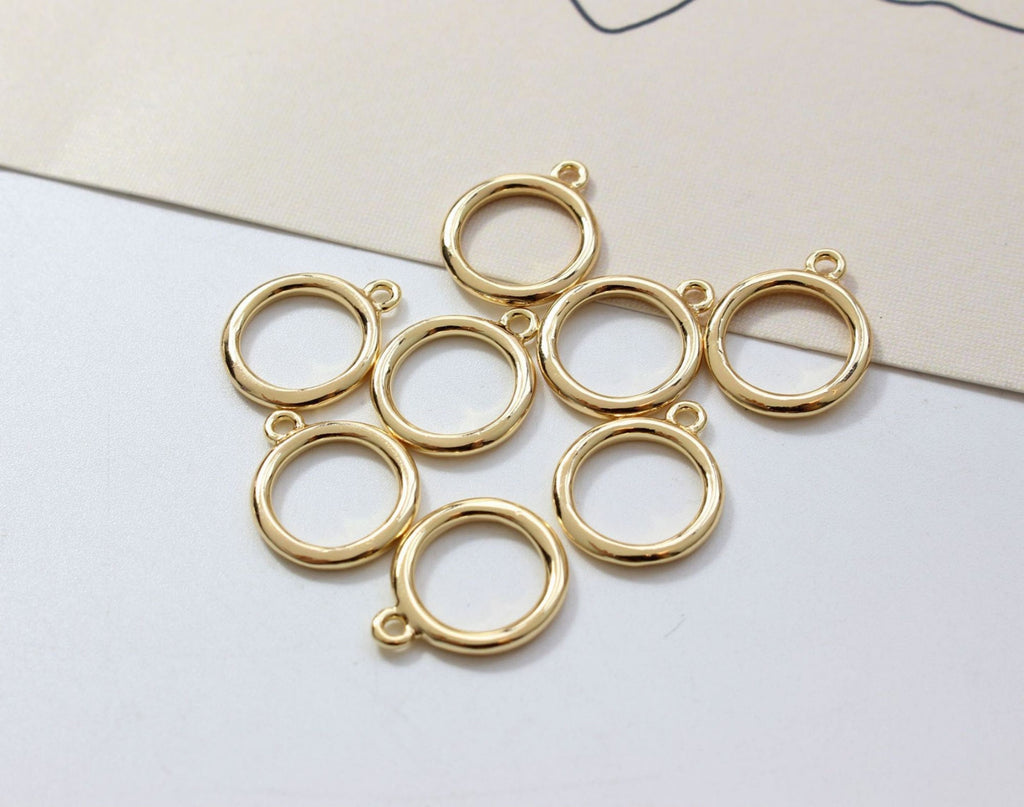 OT Toggle Clasps, One Set, 14K Gold Plated OT Buckle, 14k Gold/Silver, Necklace Closure, Connectors Clasps GZ217