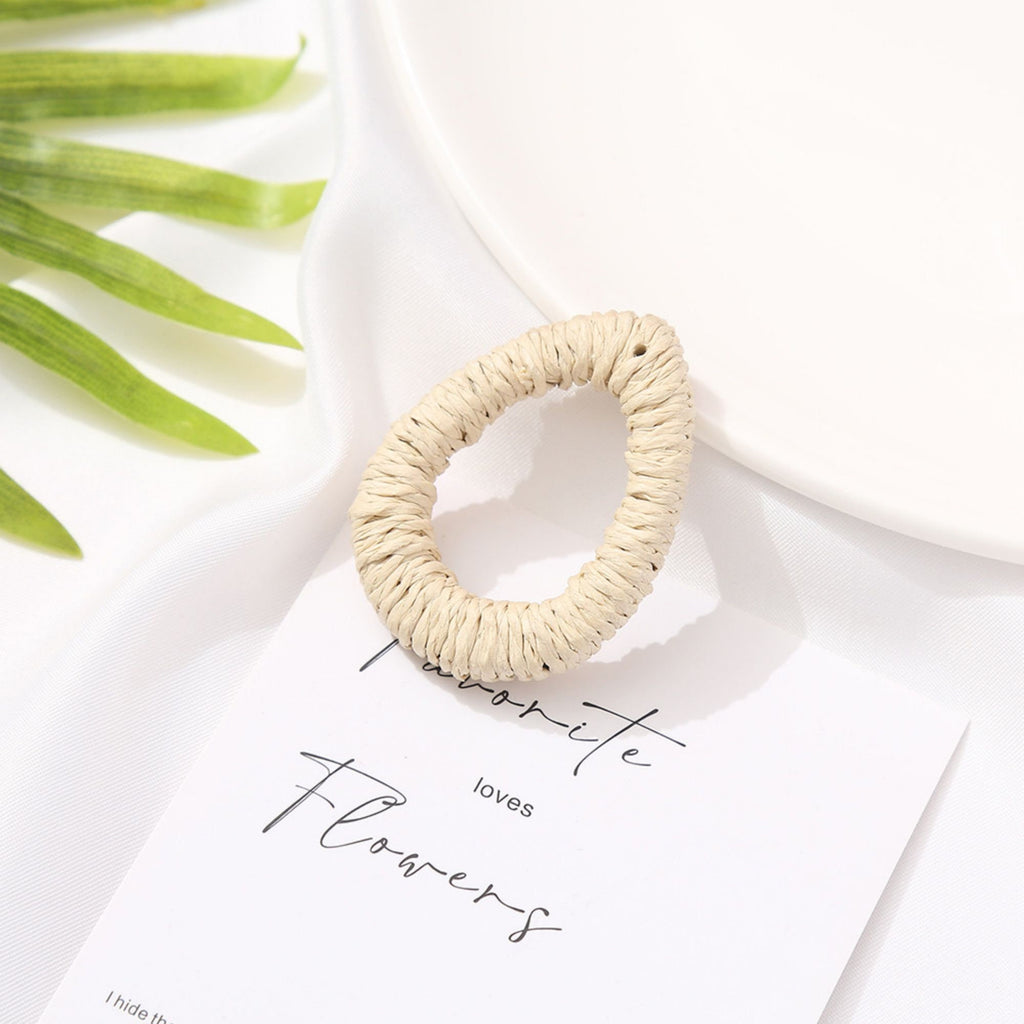 Rattan Weaving Earring Findings, Boho earring making, Hawaii Vacation Style Cute Earrings for girl ,Handmade Earring Finding BS004