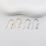 Fish Hooks, 18K Gold Plated Ear Wires, Gold Earring Earring Hooks, Ear Wires for Jewelry Making ZX260