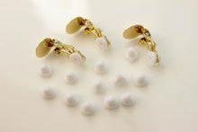 تحميل الصورة إلى عارض المعرض، مشبك غير مثقوب على أقراط الأذن، مع وسادة مسطحة ووسادات مطاطية مريحة، 10 مم، 12 مم، مطلي بالذهب/الفضة عيار 18 قيراطًا، أداة العثور على الأقراط بنفسك GZ147