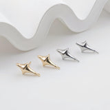 Gold Star Earring Post With Loop, Nickel Free Earrings, Ear Stud with Loop, Hypoallergenic Earring Findings ZX325