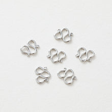 Load image into Gallery viewer, 5PCS- M Hook Clasps, 18K Gold Plated W Clasp, S Clasps, 9x10mm, Necklace Bracelet Making Clasp, Jewelry Findings JG054