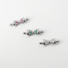 Load image into Gallery viewer, CZ Pave Boho Connector, Cubic Zircon Crystal Pendant, Bracelet Necklace Pendant, 14K Real Gold Plated, Jewelry Findings S20834