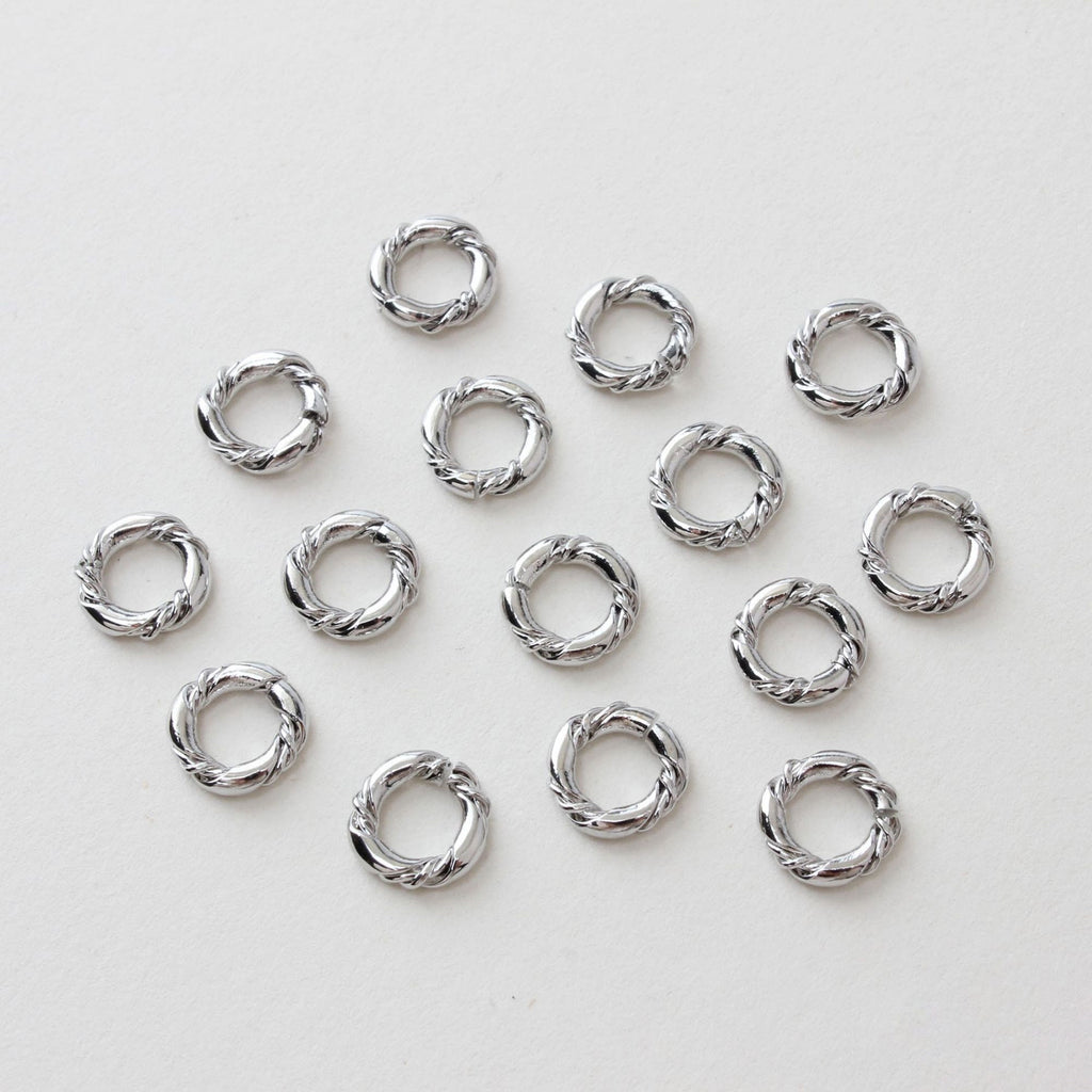 10pcs Strong Open Jump Rings for Jewelry Making, Thickened Gold Plated Open Jump Ring,  8mm, Connectors, Jewelry Finding GZ221