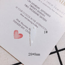 Cargar imagen en el visor de la galería, 10 colgantes de concha en forma de hoja, dijes de concha, accesorios para aretes y bisutería MY086