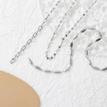 Load image into Gallery viewer, Steel Color Link Chain, Handmade DIY Accessories, 316L Stainless Steel, Sold in 0.5 Meter, ZD012