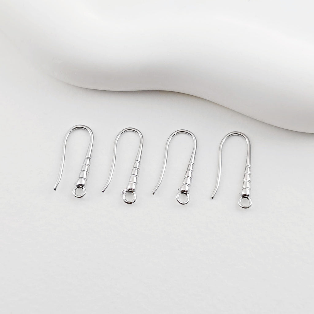 Fish Hooks, 18K Gold Plated Ear Wires, Gold Earring Earring Hooks, Ear Wires for Jewelry Making ZX257