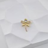 CZ Pave Heart Charm, Pentagram, Insect, 18K Gold Plated Heart Pendant, CZ Pave, Necklace Bracelet Making Pendant S20782