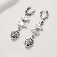 Cargar imagen en el visor de la galería, Colgante de gota irregular, estilo barroco, chapado en oro y plata de 14 quilates, accesorios para joyería GZ354